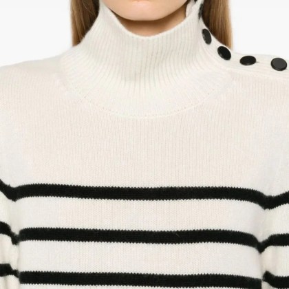 Kujten - Margot Sweater - Größe 2 - weiß – Bild 3