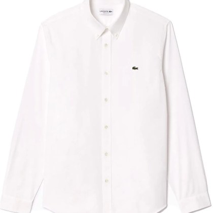 Lacoste - Shirts White - Größe 40 - weiß – Bild 3