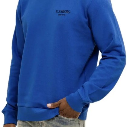 Iceberg - Sweater Small Branding Cobalt Blue - Größe L - blau Iceberg - Sweater Small Branding Cobalt Blue - Größe L - blau