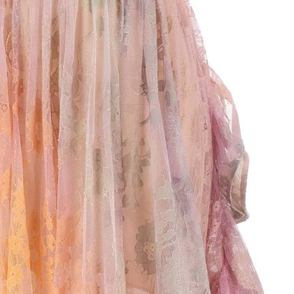 Zimmermann - %27Dawning Lace Billow%27 Skirt - Größe 2 - bunt