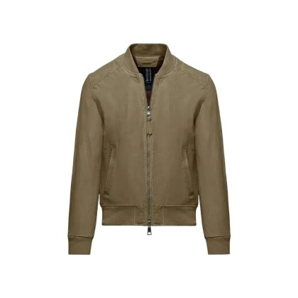 Bomboogie - Vegetable Tanned Nappa Bomber Jacket - Größe S - braun Bomboogie - Vegetable Tanned Nappa Bomber Jacket - Größe S - braun