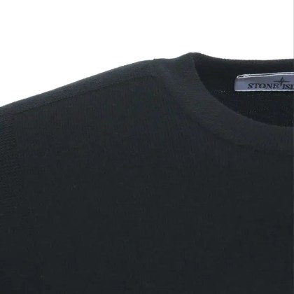 Stone Island - Sweater with logo detail - Größe M - schwarz – Bild 3