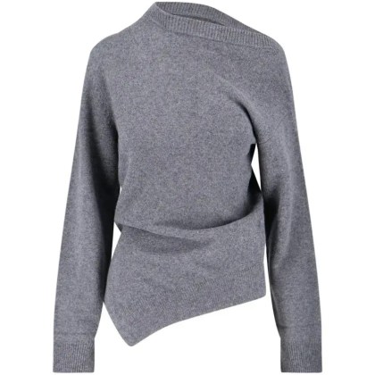 Róhe - Asymmetrical Grey Wool And Cashmere Sweater - Größe 38 - grau Róhe - Asymmetrical Grey Wool And Cashmere Sweater - Größe 38 - grau