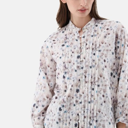 VAN LAACK - Bluse Modern Fit Druck - Größe 36 - braun – Bild 2