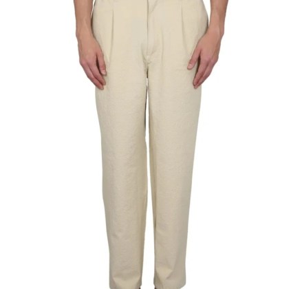 Howlin - Relaxed-Fit Textured Cotton Pants - Größe M - beige Howlin - Relaxed-Fit Textured Cotton Pants - Größe M - beige
