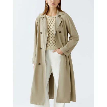 Oui - Trenchcoat - Größe 42 DAMEN - beige – Bild 2