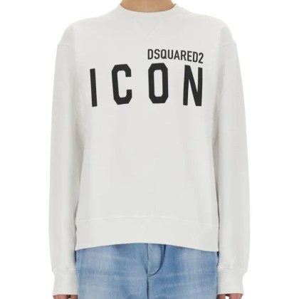 Dsquared2 - "Icon" Sweatshirt - Größe XXL - weiß Dsquared2 - "Icon" Sweatshirt - Größe XXL - weiß