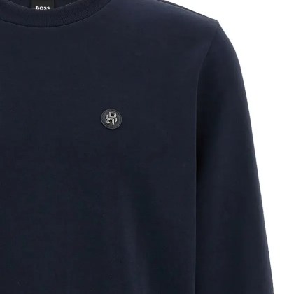 Hugo - Slightly Stretch Black Sweatshirt - Größe L - schwarz – Bild 3