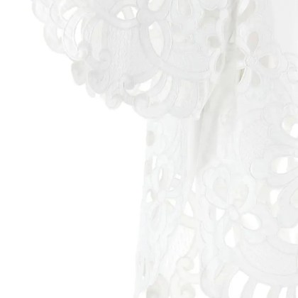 Dolce&Gabbana - Cut-Out Embroidery Shirt - Größe 38 - weiß – Bild 2