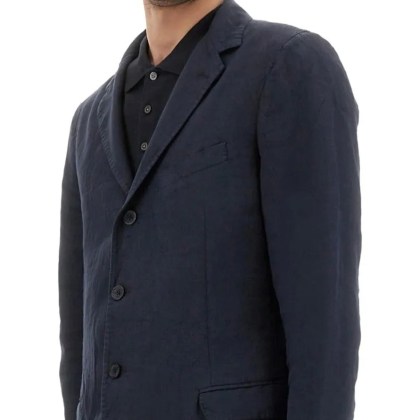 120% Lino - Single-Breasted Suit - Größe 48 - blau – Bild 2