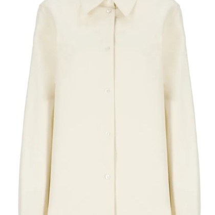 Jil Sander - Ivory Compact Light Shirt - Größe 44 - beige Jil Sander - Ivory Compact Light Shirt - Größe 44 - beige