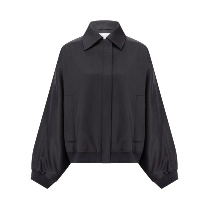 LouLou - Bomberjacke Frost aus Wollmix - Größe 40 - schwarz LouLou - Bomberjacke Frost aus Wollmix - Größe 40 - schwarz