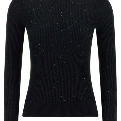 Max Mara - %27Marabu%27 Sweater - Größe XL - schwarz Max Mara - %27Marabu%27 Sweater - Größe XL - schwarz
