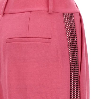 AREA - 'Crystal Embellished' Pants - Größe 6 - rot – Bild 3