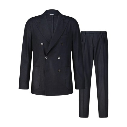 Boglioli - Zweiteiliger Anzug aus Woll-Mix - Größe 50 - blau Boglioli - Zweiteiliger Anzug aus Woll-Mix - Größe 50 - blau