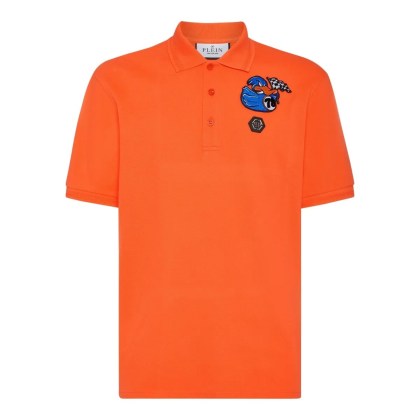 Philipp Plein - Poloshirt Duck - Größe L - orange Philipp Plein - Poloshirt Duck - Größe L - orange