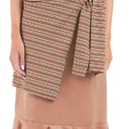 Baum Und Pferdgarten - Crinkled satin skirt 'Sesse' - Größe DE 38 - braun – Bild 4