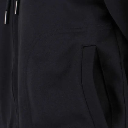 Burberry - Black Cotton Blend Hoodie - Größe S - schwarz – Bild 4