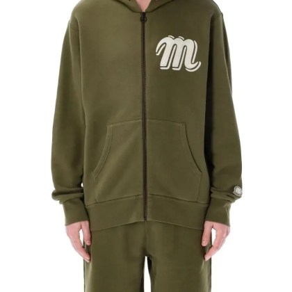 Moncler - Olive Green Zip-Up Hoodie - Größe M - grün Moncler - Olive Green Zip-Up Hoodie - Größe M - grün