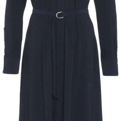 Norma Kamali - Maxi dress with waist belt - Größe XS - blau Norma Kamali - Maxi dress with waist belt - Größe XS - blau