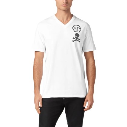 Philipp Plein - T-Shirt Skull - Größe S - weiß – Bild 4