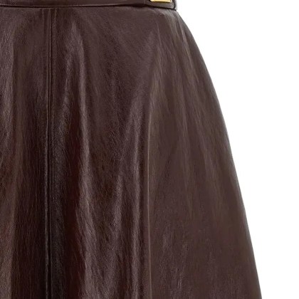 Elisabetta Franchi - Craquelé Skirt - Größe 40 - schwarz