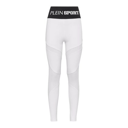 Plein Sport - Leggings Multicut - Größe M - weiß Plein Sport - Leggings Multicut - Größe M - weiß