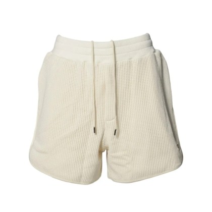 Wales Bonner - Jersey Ivory Perforated Song Bermuda Shorts - Größe XS - beige Wales Bonner - Jersey Ivory Perforated Song Bermuda Shorts - Größe XS - beige