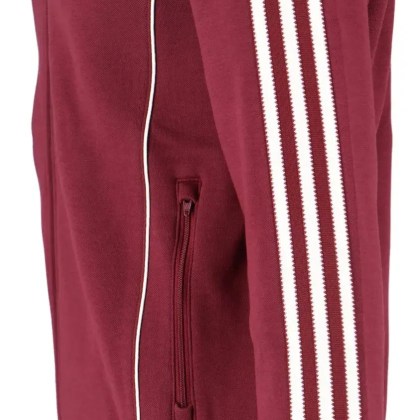 Adidas - Logo Zip Sweatshirt – Bordeaux - Größe XS - rot – Bild 4