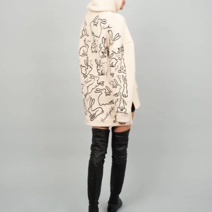 Helene Galwas - Hoodie ELSA - Größe M/L - beige – Bild 3