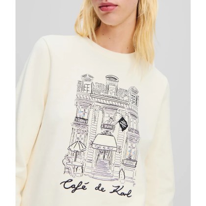 Karl Lagerfeld - x JORGE PARRA - Größe XS - creme – Bild 3