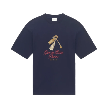 Drôle De Monsieur - Drole de Monsieur H-TS261-CO002-NY NAVY - Größe M - blau Drôle De Monsieur - Drole de Monsieur H-TS261-CO002-NY NAVY - Größe M - blau