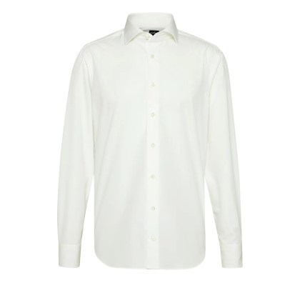 VAN LAACK - Hemd Tailor Fit Uni - Größe 46 - beige VAN LAACK - Hemd Tailor Fit Uni - Größe 46 - beige