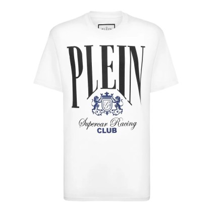Philipp Plein - T-Shirt Racing - Größe XXL - weiß Philipp Plein - T-Shirt Racing - Größe XXL - weiß