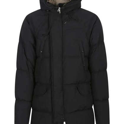Ten C - Quilted Black Deck Down Parka With Matte Finish - Größe 52 - schwarz Ten C - Quilted Black Deck Down Parka With Matte Finish - Größe 52 - schwarz