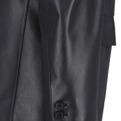 Tony Wack - Leather Single-Breasted Jacket – Black - Größe S - schwarz – Bild 2