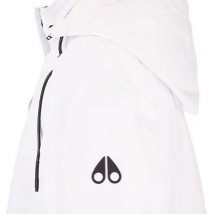 Moose Knuckles - Canter Logo Jacket - Größe M - weiß