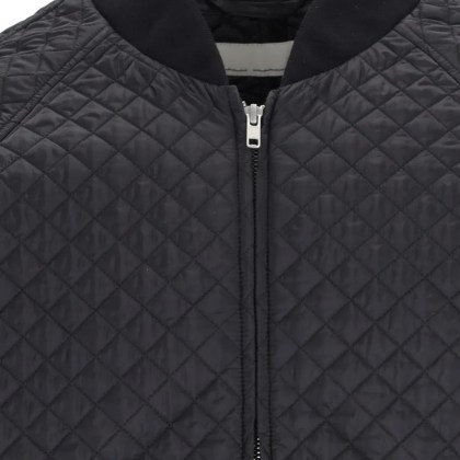 RANDOM IDENTITIES - Black Fabric Quilted Jacket - Größe L - schwarz – Bild 4