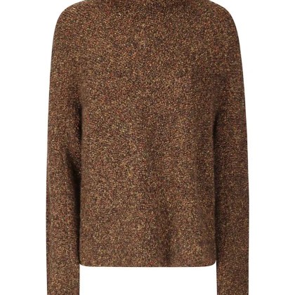 BOBOUTIC - Textured Cashmere-Silk Blend Sweater - Größe M - braun BOBOUTIC - Textured Cashmere-Silk Blend Sweater - Größe M - braun