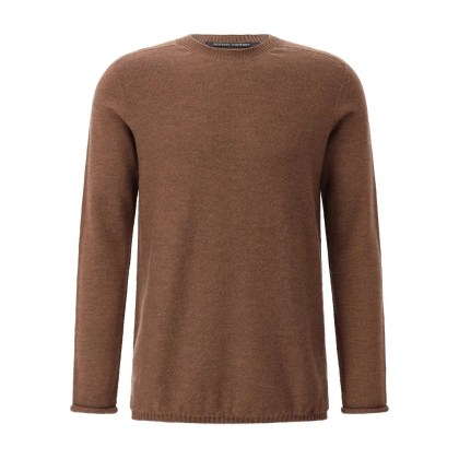 Hannes Roether - Strickpullover aus Schurwolle - Größe XL - braun Hannes Roether - Strickpullover aus Schurwolle - Größe XL - braun