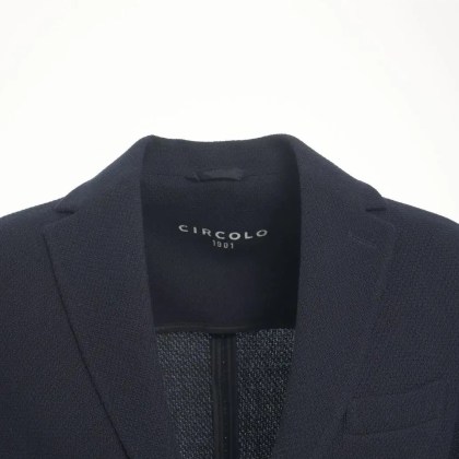 CIRCOLO 1901 - Knit blazer - Größe 56 - blau – Bild 3