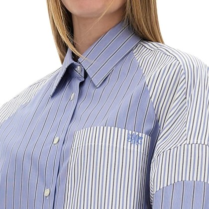 Stella McCartney - "Mixed Stripe" Shirt - Größe 38 - blau – Bild 2