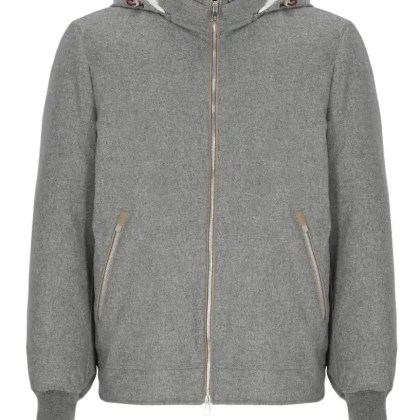 Brunello Cucinelli - Wool Down Jacket - Größe M - grau Brunello Cucinelli - Wool Down Jacket - Größe M - grau