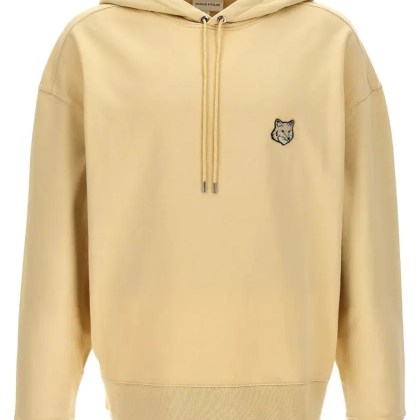 Maison Kitsune - Bold Fox Head%27 Hoodie - Größe L - beige Maison Kitsune - Bold Fox Head%27 Hoodie - Größe L - beige