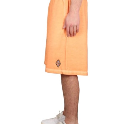 Marcelo Burlon - Bermuda With Logo - Größe L - orange