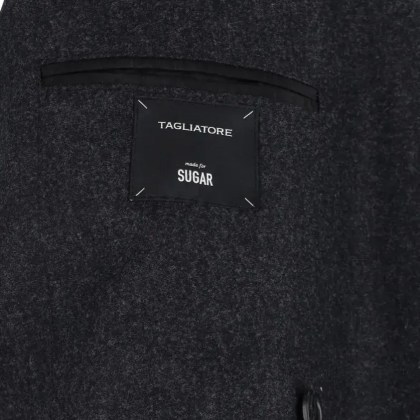 Tagliatore - Double-Breasted Virgin Wool Blazer With Silver Det - Größe 54 - grau – Bild 4