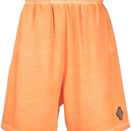 Marcelo Burlon - Sunset Cross Over Sweatshort - Größe S - orange Marcelo Burlon - Sunset Cross Over Sweatshort - Größe S - orange