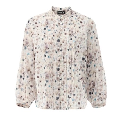 VAN LAACK - Bluse Modern Fit Druck - Größe 36 - braun VAN LAACK - Bluse Modern Fit Druck - Größe 36 - braun