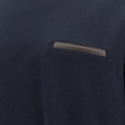 Berluti - %27Leather Tab%27 T-Shirt - Größe S - schwarz