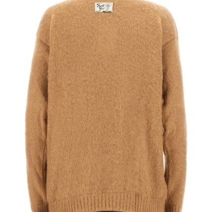 Family First - Textured Brown Jersey - Größe S - beige